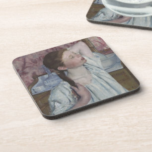 Porta-copo Menina que arranja seu cabelo, 1886 (óleo em