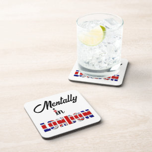 Porta-copo Mentally Na Coaster De Bebidas Em Londres
