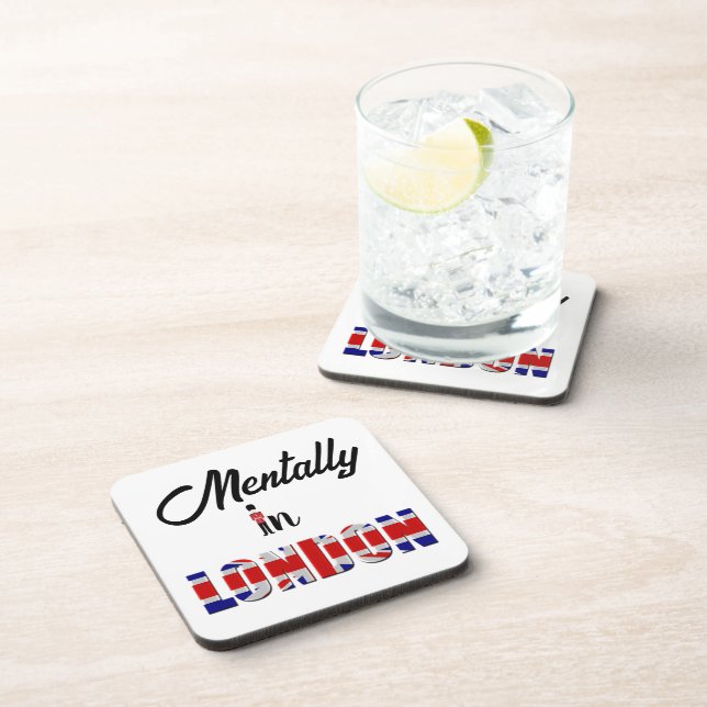 Porta-copo Mentally Na Coaster De Bebidas Em Londres (Lado Direito)