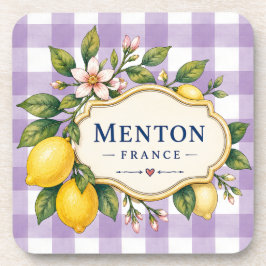 Porta-copo Menton Lemon Cote d Azur coasters