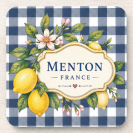 Porta-copo Menton Lemon Cote d Azur coasters
