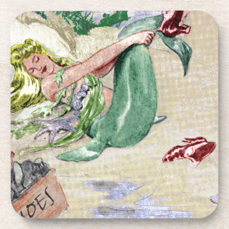 Porta-copo Mercadoria da sereia do vintage