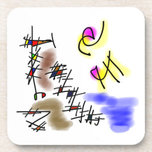 Porta-copo mergulhadores abstratos