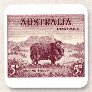 Porta-copo Merino Sheep australiano de 1934