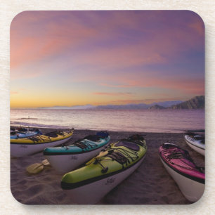 Porta-copo México, Baja, Mar de Cortés. Kayaks de mar e