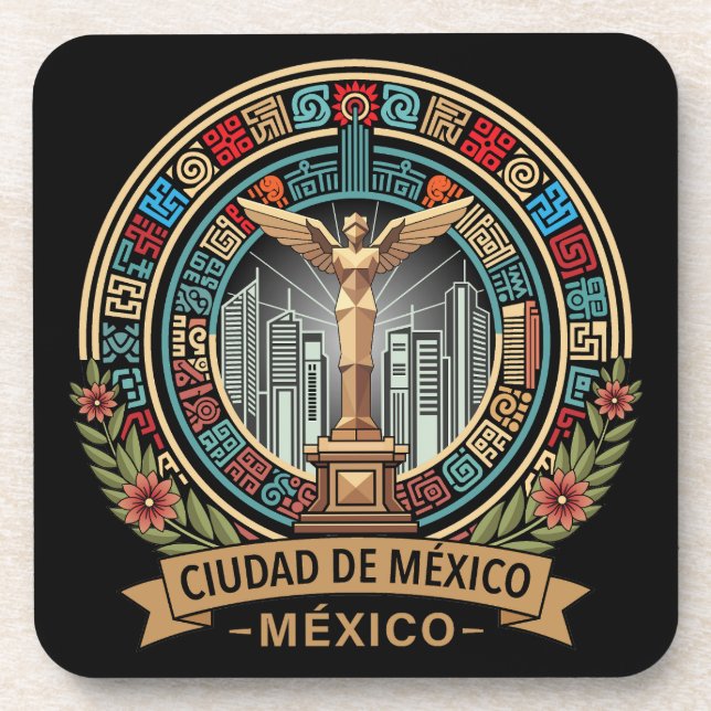 Porta-copo Mexico City Mexico Central America (Frente)