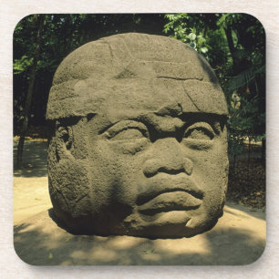 Porta-copo México, Villahermosa, cabeça gigante Olmeca, La Ve