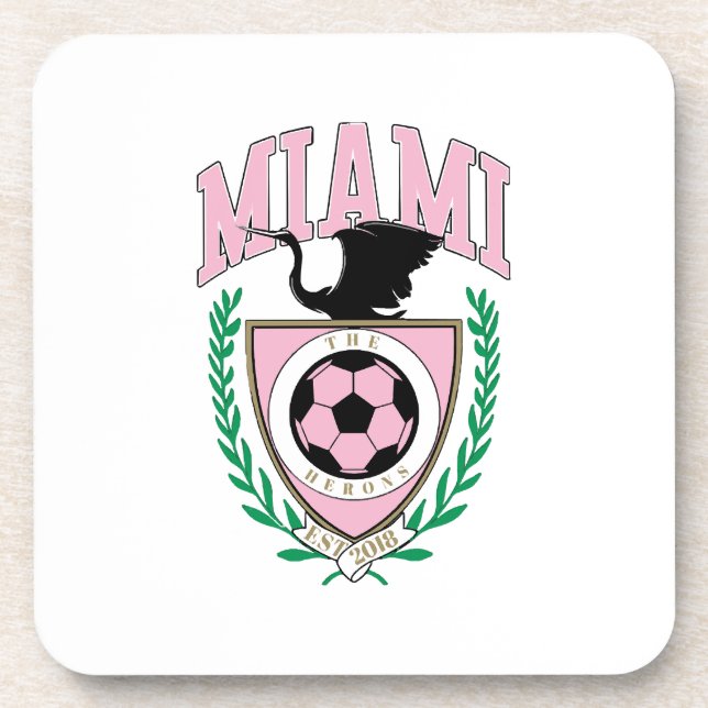 Porta-copo Miami Futebol Varsity Estilo  (Frente)