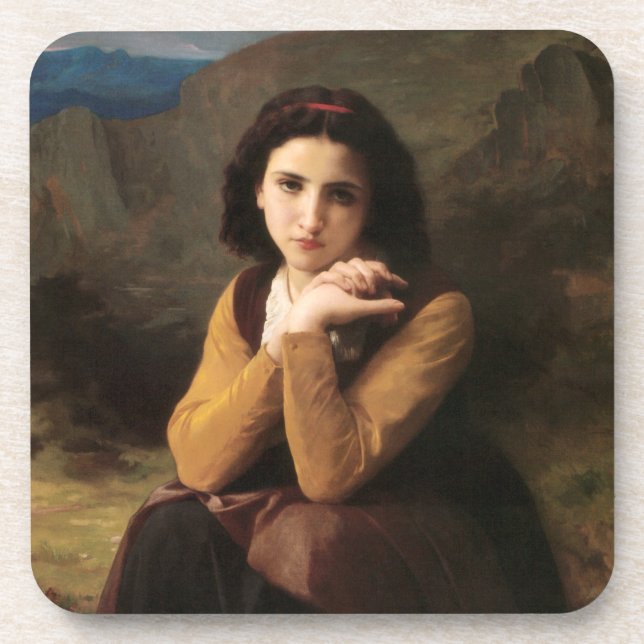 Porta-copo Mignon Innocence of Adolescent Girl, Bouguereau (Frente)