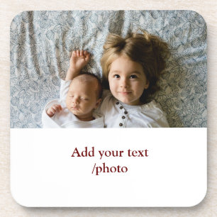 Porta-copo Mínimo simples ADICIONAR SUA FOTO TEXTO      NATA