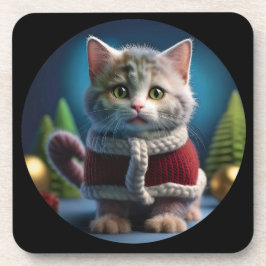 Porta-copo Minskin Kitten Em Um Fato De Natal