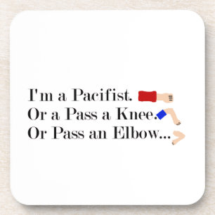 Porta-copo MMA Pacifist Humor Design