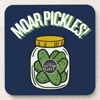 Porta-copo Moar Pickles! Beverage Coaster
