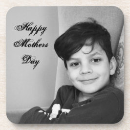 Porta-copo modelo de de texto de foto Dia de as mães pessoal