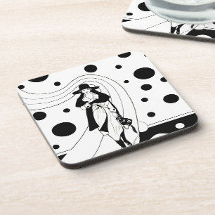 Porta-copo Modelo de pista retrorreflectora, moda de Deco de