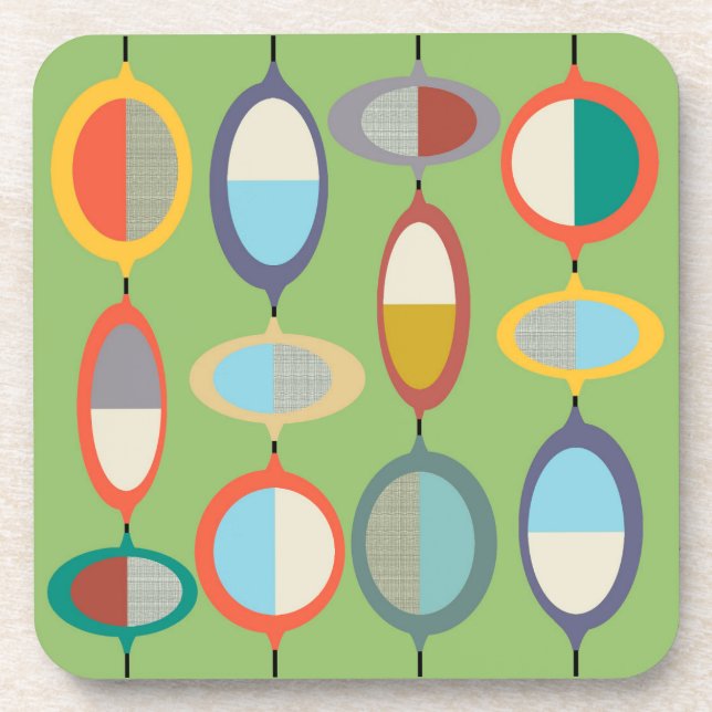 Porta-copo Moderno do século médio n.o 7 (Frente)