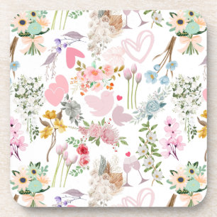 Porta-copo Moedas de Casamento Pastel 02