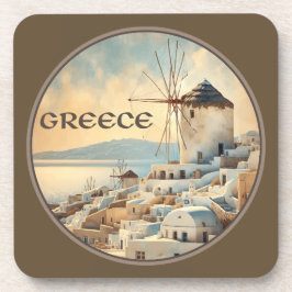 Porta-copo Moinhos de Vento de Mykonos na Grécia