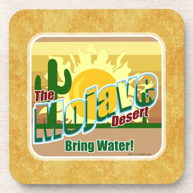 Porta-copo Mojave Death Valley Tourist Design Humor Art (Frente)