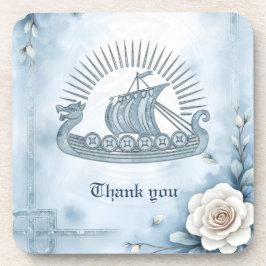 Porta-copo Moldura Floral com Rosas e Desenho Celta. 