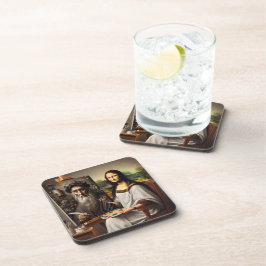 Porta-copo Mona Do Vinci