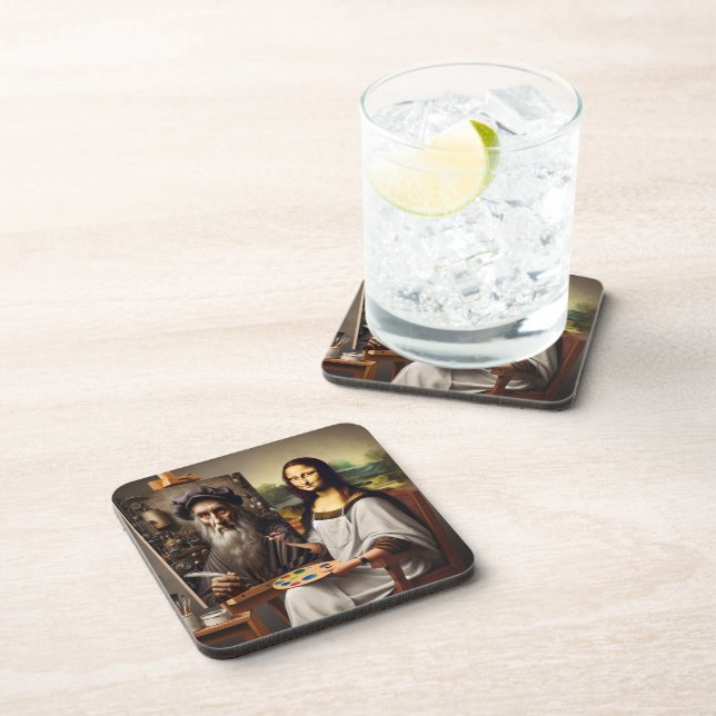 Porta-copo Mona Do Vinci (Lado Direito)