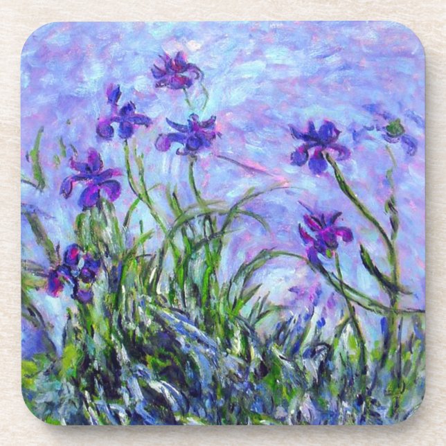 Porta-copo Monet Lilac Irises (Frente)