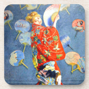 Porta-copo Monet Woman em Figurino Japonês