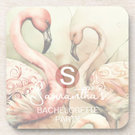 Porta-copo Monograma de Flamingo