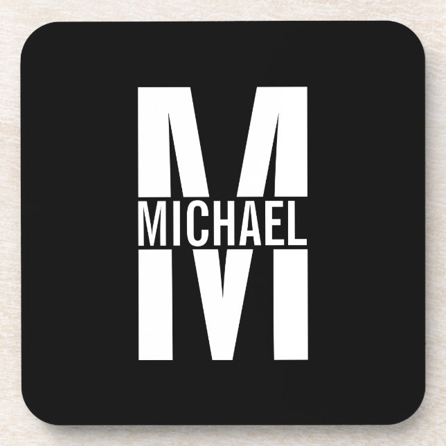 Porta-copo Monograma Personalizado e Codificadora de Bebidas  (Frente)