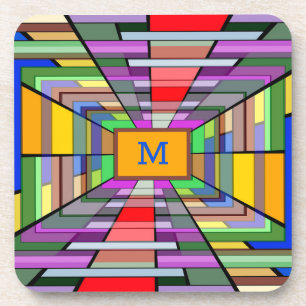 Porta-copo Monograma Ponto de Fuga