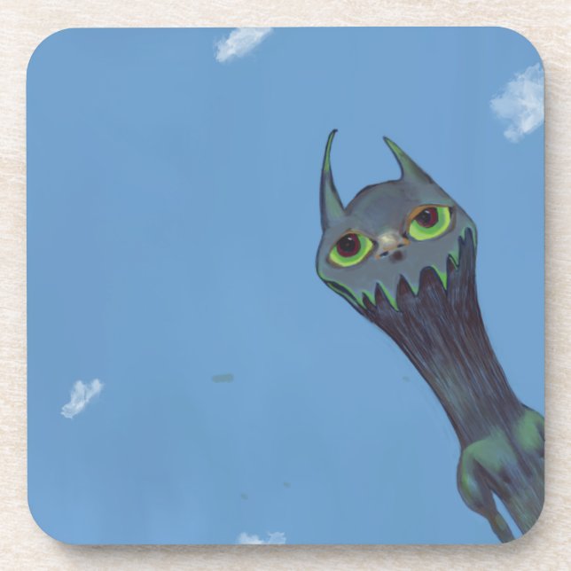 Porta-copo Monstro azul (Frente)