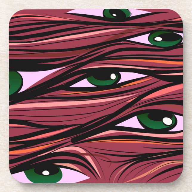 Porta-copo Monstro de Olhos (Frente)