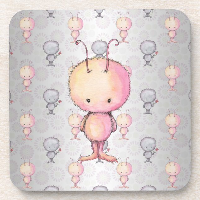 Porta-copo Monstros Fluffy Bonitos (Frente)