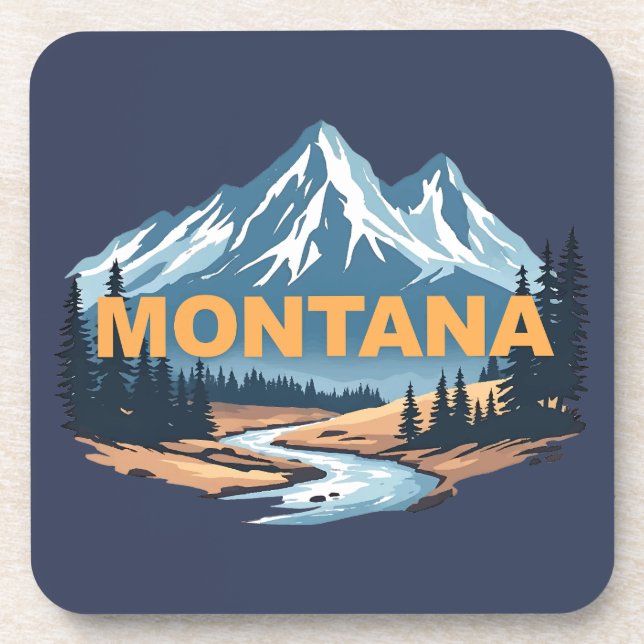 Porta-copo Montana Estados Unidos da América (Frente)