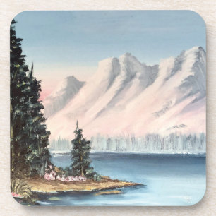 Porta-copo Montanhas e Portas copos de lago