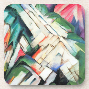 Porta-copo Montanhas (Paisagem) por Franz Marc, Arte Antiga