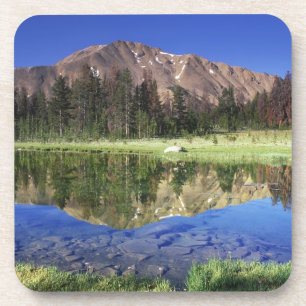Porta-copo Montanhas Sawtooth refletidas em Fourth of July