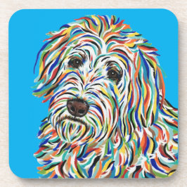 PORTA-COPO MONTAR COASTER DOODLE DE OURO