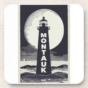 Porta-copo Montauk Point Lighthouse Moon