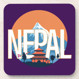 Porta-copo Monte Everest no Templo do Nepal