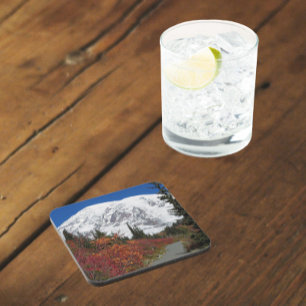 Porta-copo Monte Rainier Fall Colors Photo