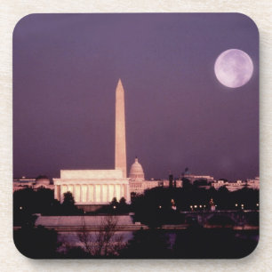 Porta-copo Monumento de Washington, o Capitólio e Jefferson