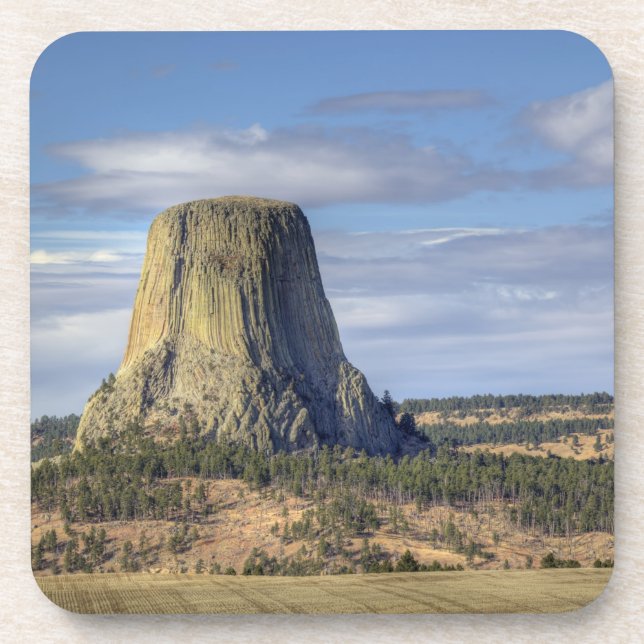 Porta-copo Monumento Nacional Devils Tower (Frente)