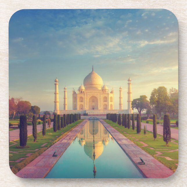 Porta-copo Monumentos | Taj Mahal Colors (Frente)