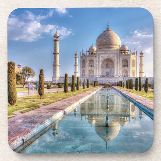 Porta-copo Monumentos | Taj Mahal Sunrise (Frente)