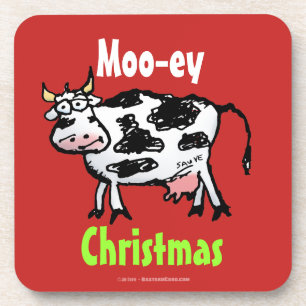 Porta-copo Mooey Christmas Cow