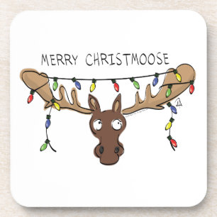Porta-copo Moose Cute Engraçado Natal