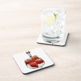 Porta-copo Morangos e Creme