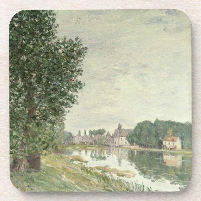 Porta-copo Moret-sur-Loing de Alfred Sisley | (Frente)